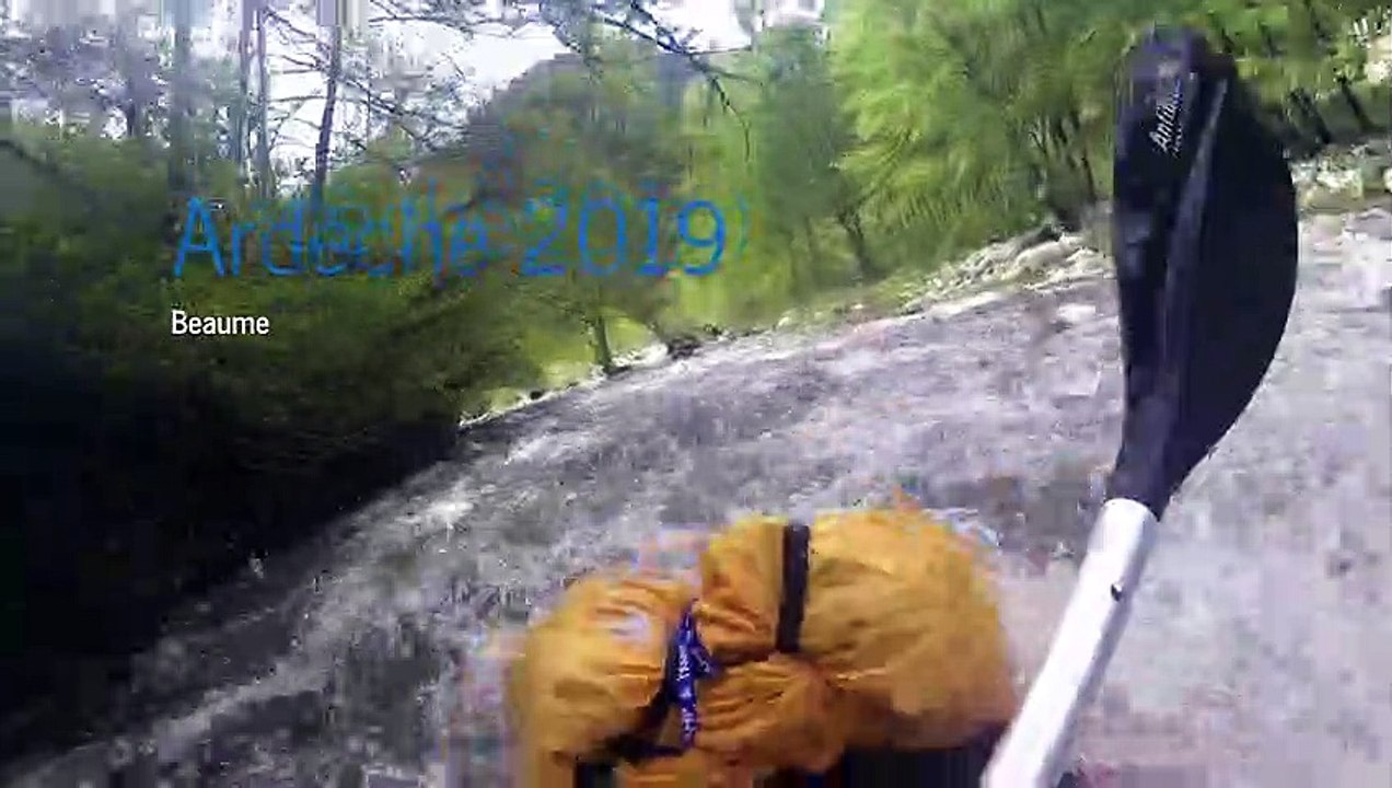 Packrafting ardeche - beaume 2019