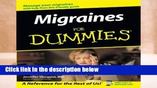 R.E.A.D Migraines for Dummies D.O.W.N.L.O.A.D