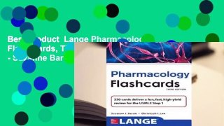 Best product  Lange Pharmacology Flash Cards, Third Edition - Suzanne Baron