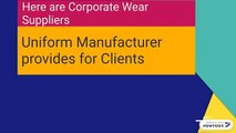 Corporate Wear Suppliers