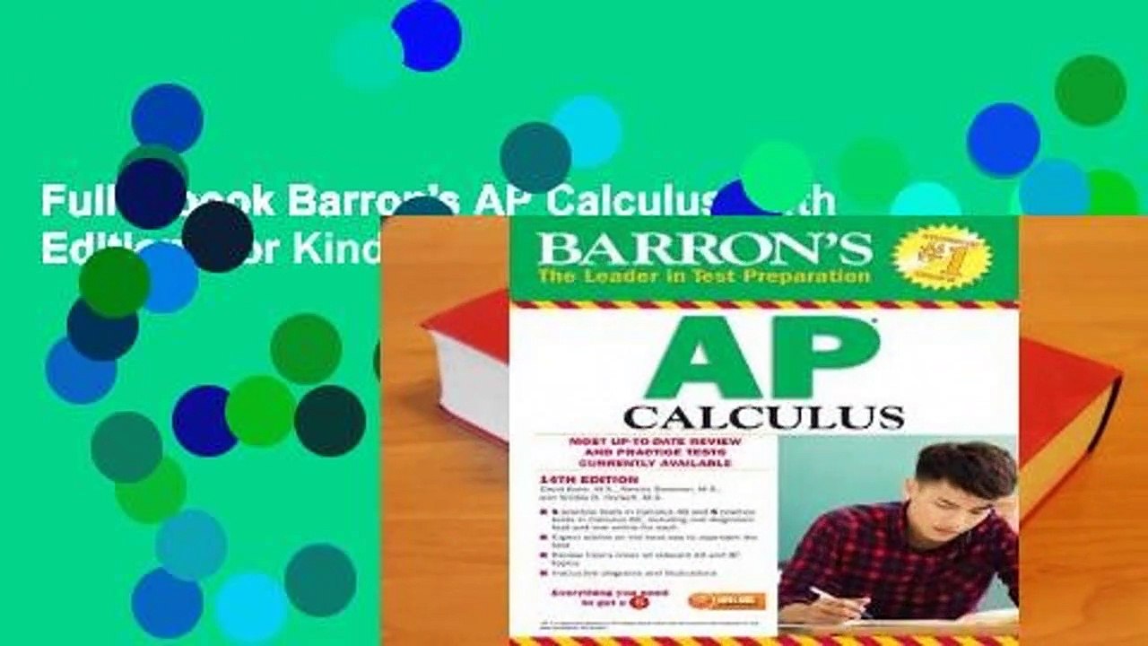 Full E-book Barron's AP Calculus, 14th Edition  For Kindle