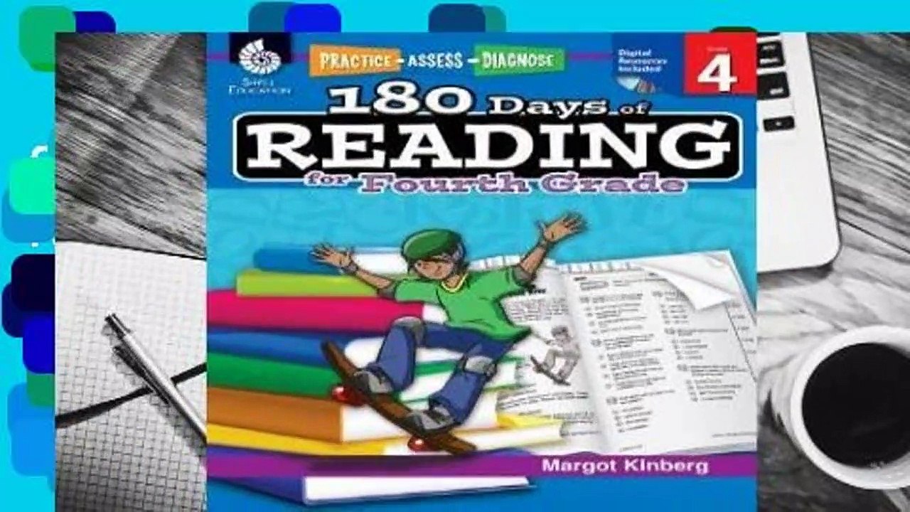 Online Practice, Assess, Diagnose: 180 Days of Reading for Fourth Grade  For Full