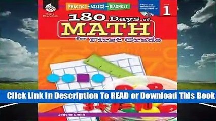 Full E-book 180 Days of Math for First Grade [With CDROM]  For Online
