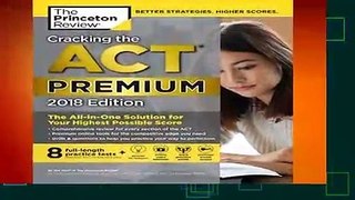Full E-book Cracking the Act Premium Edition with 8 Practice Tests and DVD (College Test Prep)