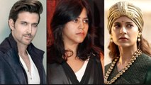 Kangana Ranaut & Hrithik Roshan's battle on Despite Ekta Kapoor’s  warning | FilmiBeat