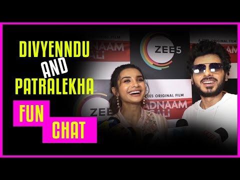 Divyenndu and Patralekha talk about their upcoming web-film Badnaam Gali