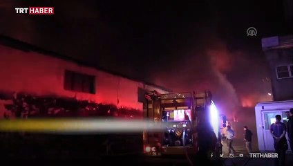Adana'da geri dönüşüm fabrikasında yangın
