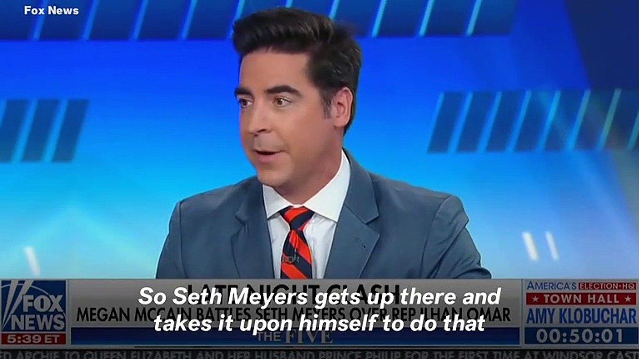 Fox News Host Jesse Watters Dismisses Death Threats Against Ilhan Omar