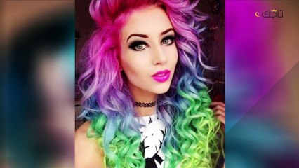 صور-46 تسريحة شعر أومبير تمازج الألوان بشكل تدريجي وعصري