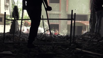 İsrail Refah'taki tek engelli merkezini de bombaladı - REFAH