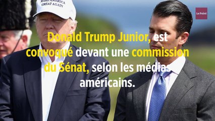 États-Unis : le fils aîné de Donald Trump convoqué au Sénat