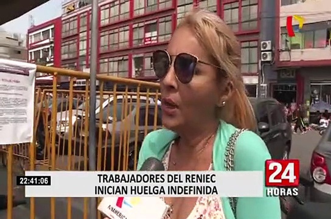Reniec: representante de los trabajadores explicó los motivos de la huelga indefinida