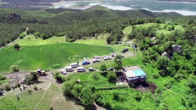 Kaybolan 1,5 yaşındaki çocuk için ekipler seferber oldu (3) - Drone görüntüsü - SAMSUN