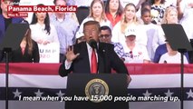Donald Trump Jokes With Supporters About Shooting Asylum Seekers At The Border