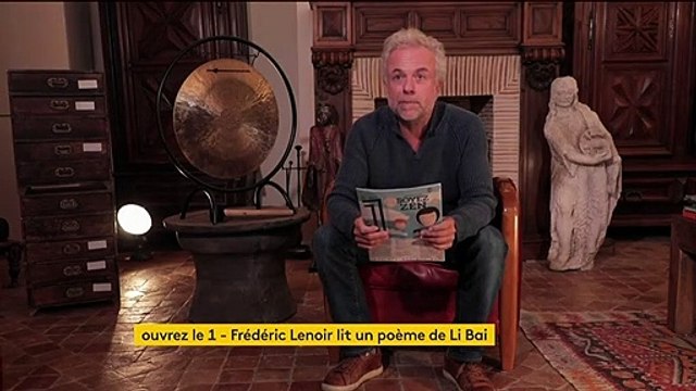 Frédéric Lenoir lit Assis seul devant la colline du kiosque du respect du poète chinois Li Bai