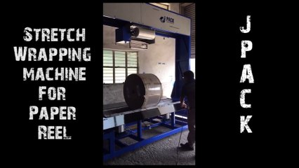 Stretch Wrapping Machine for Paper Reel