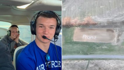 Teen Promposes To Date With Elaborate Plane Stunt