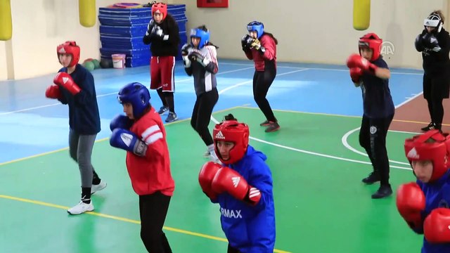 Yıldız Kız Boks Milli Takımı, Çankırı'da kampa girdi - ÇANKIRI
