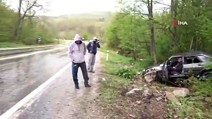 Kazadan Sonra Saatlerce Aracın Koltuğundan Kalkamadı