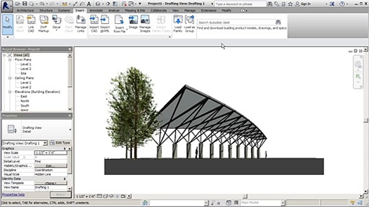 Digital Tutors - Advanced Modeling Tools in Revit_02 Creating a surface using reference planes