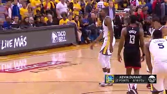 Basket-Ball - NBA - Kevin Durant Injury Against Houston Rockets Rockets Vs. Warriors 2019 NBA Playoffs