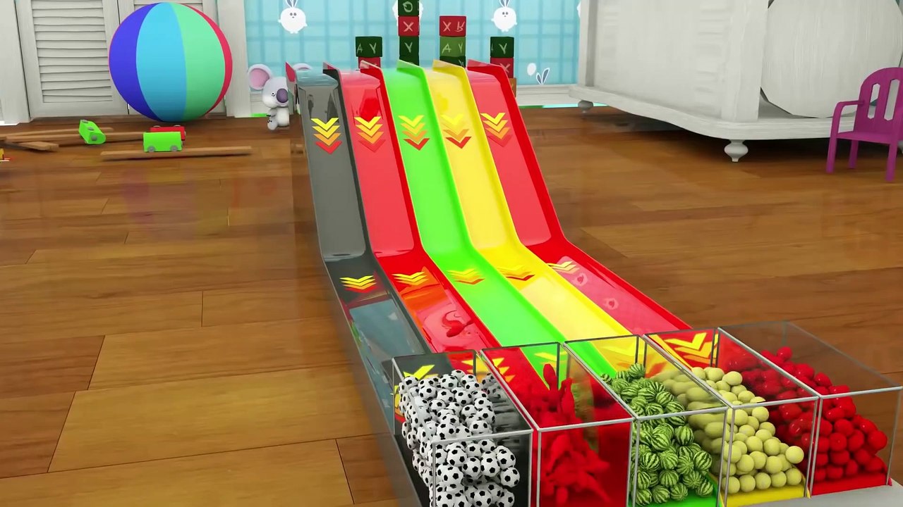 Learn Colors Learn Vehicles with Polis Car's Tire Assembled by Forklift Truck