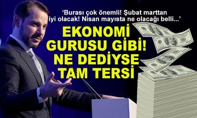 Söz Berat Albayrak'ta! Hani mart şubattan, nisan da marttan daha iyi olacaktı?