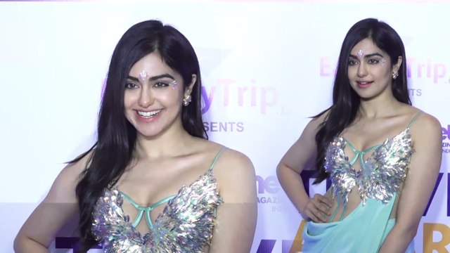 Adah Sharma Looking Gorgeous in 0PEN Dress at India Travel Awards 2019 Many Celebs Red Carpet