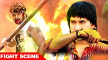 Nirahua और Khesari Lal का सबसे खतरनाक मारधाड़ VIDEO - Bhojpuri Movie Fight Scene 2019