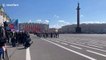 Russian military marches on St. Petersburg’s Palace Square for Victory Day