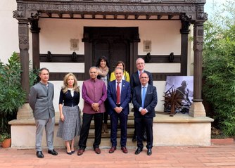 Una muestra en la Casa de la India narra la vida de Gandhi