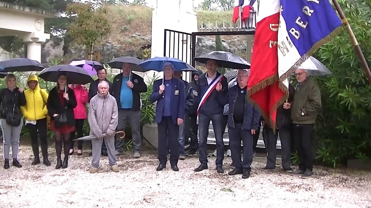 SAINT THIBERY - Cérémonie du 8 mai 1945 : Hommage rendu aux combattants morts pour la France