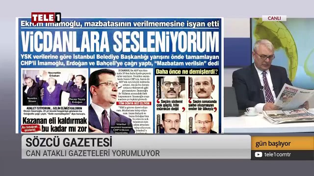 'AKP'nin kaybının boyutları hayal edilenin ötesinde' - Gün Başlıyor (4 Nisan 2019)