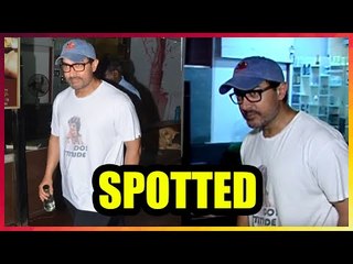 Aamir Khan spotted at Spa in Bandra