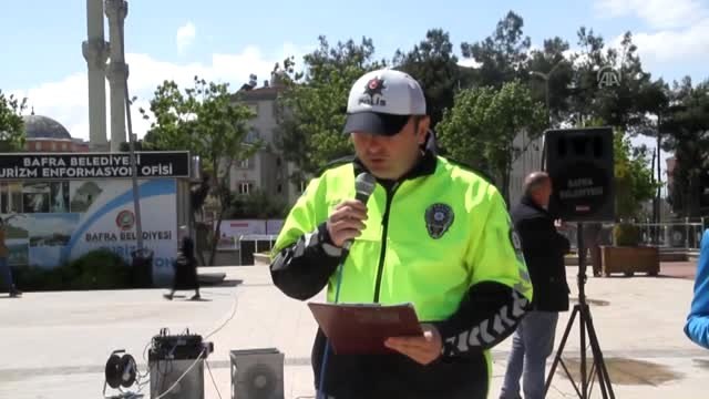 Bafra'da Karayolu Güvenliği ve Trafik Haftası Etkinliği - Samsun