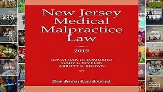 R.E.A.D New Jersey Medical Malpractice Law 2019 D.O.W.N.L.O.A.D
