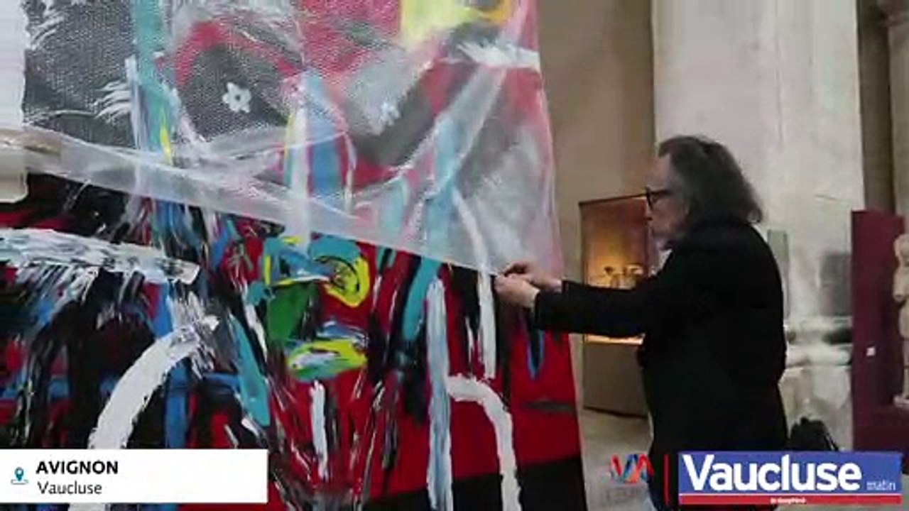 Les oeuvres éclatantes de couleurs d’Aki Kuroda  vont rencontrer les pièces antiques du musée Lapidaire