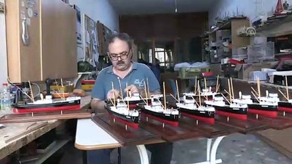 Milli Mücadele'nin 100. yılına özel 100 maket Bandırma Vapuru - SİNOP