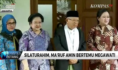 Silaturahim, Ma’ruf Amin Bertemu Megawati