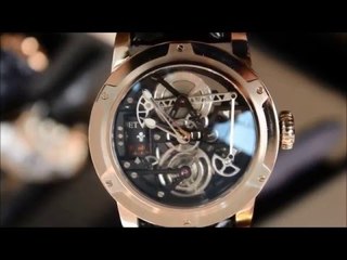Louis Moinet Saat - Black Gold Oil Derrick Watch Baselworld 2016