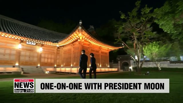 Pres. Moon says he will actively call for summit meeting with Kim Jong-un