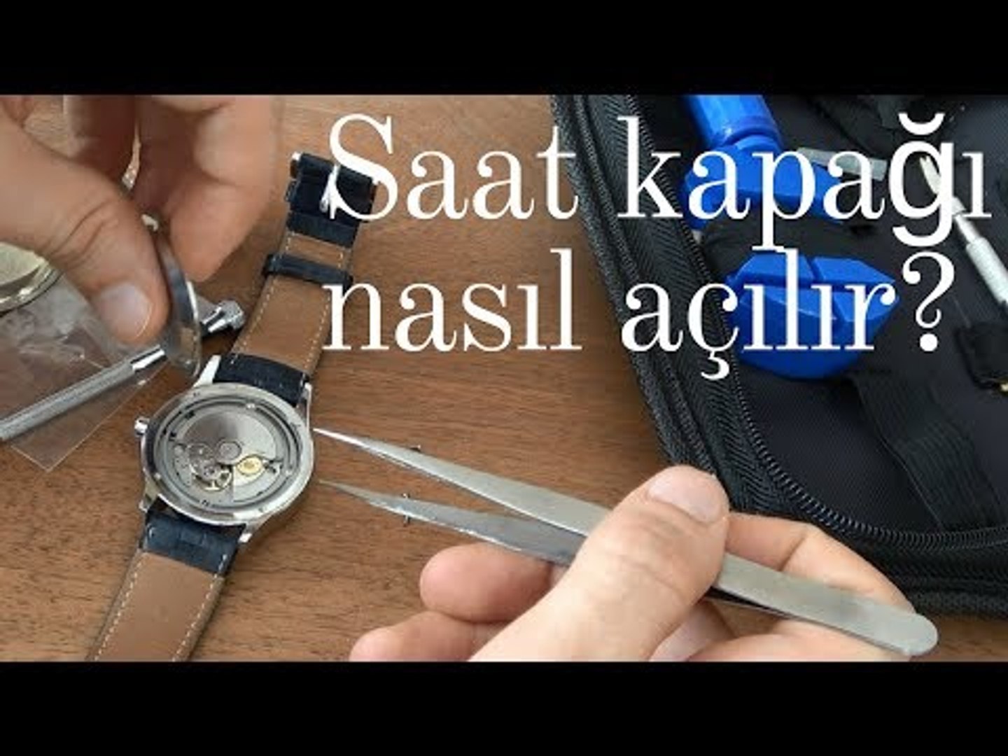 Saat Kapağı Nasıl Açılır ? Çizmeden & İncitmeden - Dailymotion Video