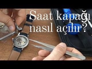 Saat Kapağı Nasıl Açılır ? Çizmeden & İncitmeden
