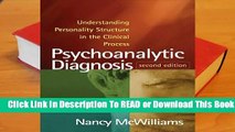 Online Psychoanalytic Diagnosis: Understanding Personality Structure in the Clinical Process  For