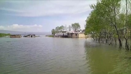 Bulanık İlçesinde Alpaslan 1 Barajı'nın Taşması Sonucu Bazı Evler Zarar Gördü - Muş