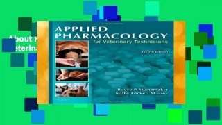 About For Books  Applied Pharmacology for Veterinary Technicians, 4e  For Kindle