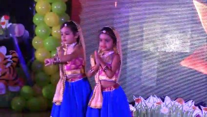 two beautiful baby dance performance