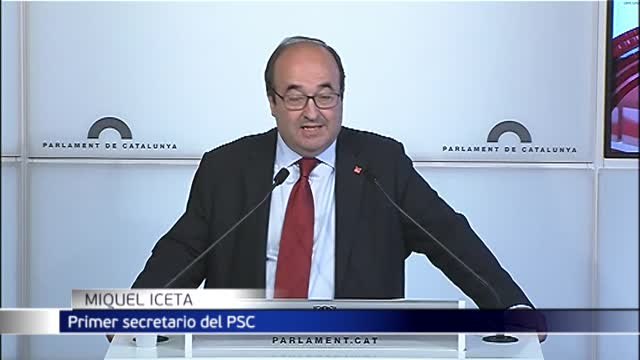 Iceta considera un grave error que los independentistas veten su designación como Senador