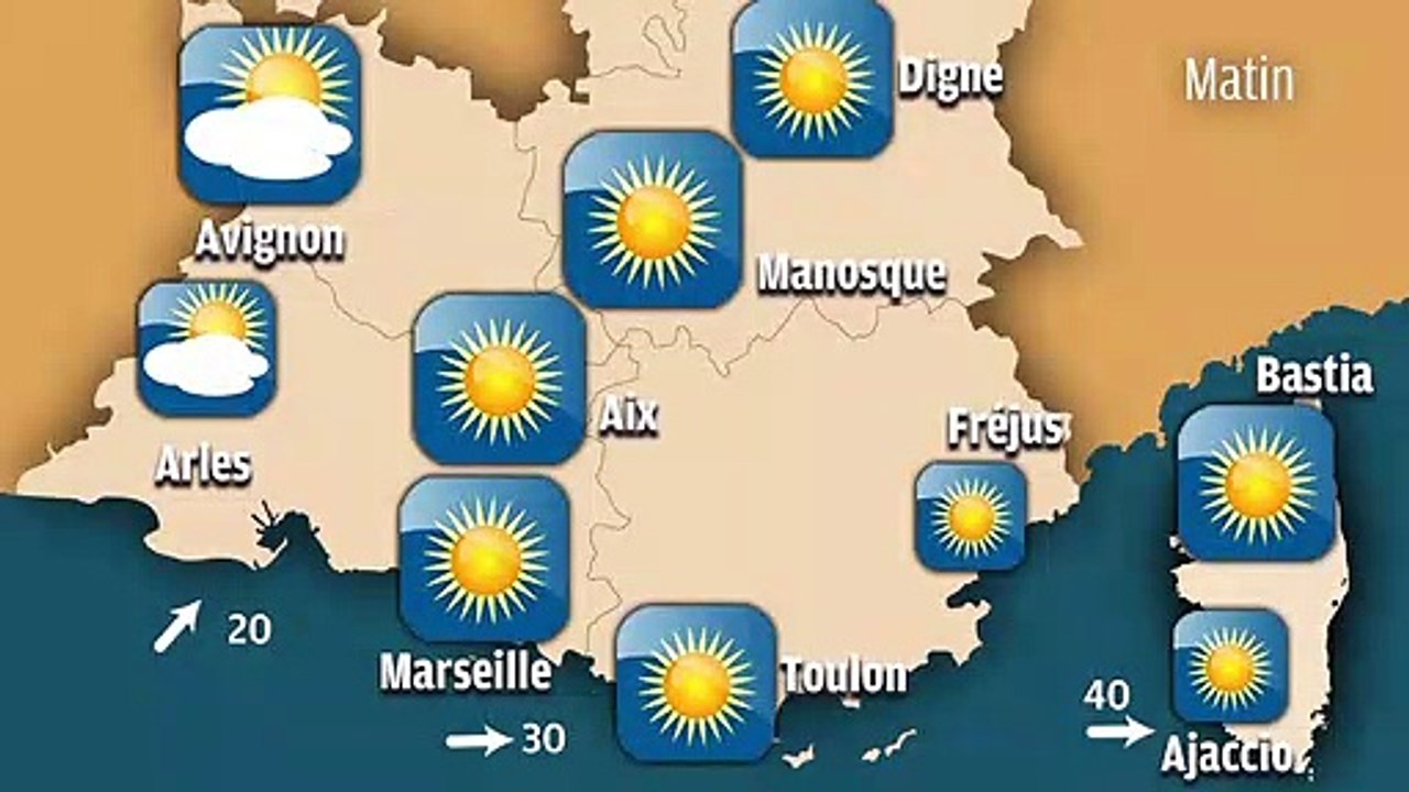 Météo du vendredi 10 mai : moins de mistral et toujours autant de soleil