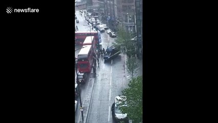 London bomb scare after loud bang and debris reported in Liverpool Street